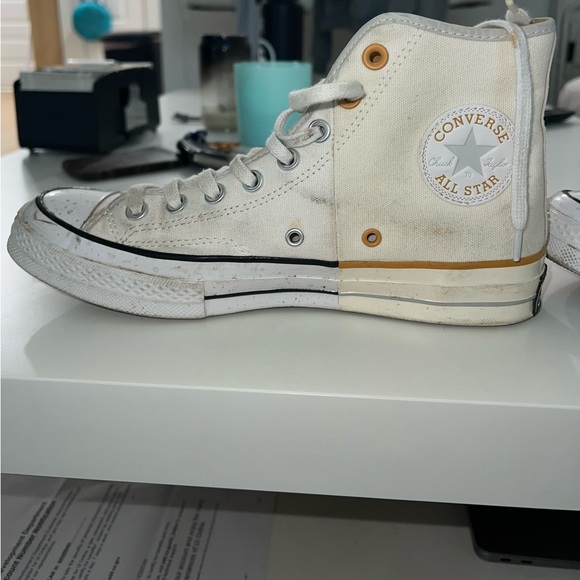 Converse Tan High-Top Sneakers - Picture 3 of 6